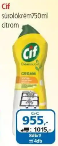 ÁRKLUB Cif súrolókrém ajánlat