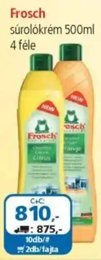 ÁRKLUB Frosch súrolókrém ajánlat