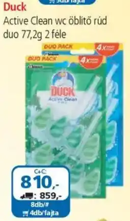 ÁRKLUB Duck Active Clean wc öblítő rúd duo ajánlat