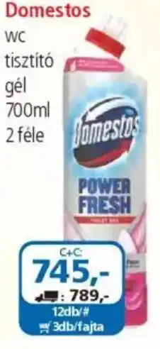 ÁRKLUB Domestos WC tisztító gél ajánlat
