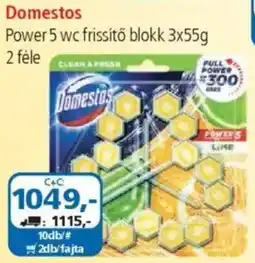 ÁRKLUB Domestos Power 5 wc frissítő blokk ajánlat