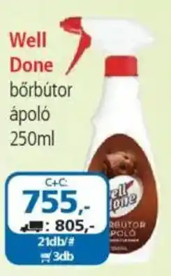 ÁRKLUB Well Done bőrbútor ápoló ajánlat