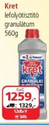 ÁRKLUB Kret lefolyótisztító granulátum ajánlat