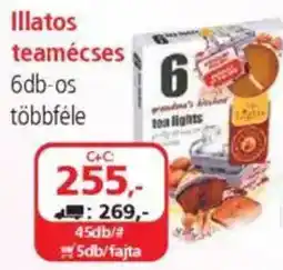 ÁRKLUB Illatos teamécses ajánlat