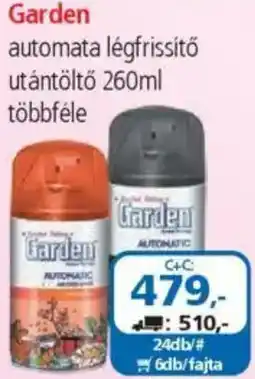ÁRKLUB Garden automata légfrissítő utántöltő ajánlat
