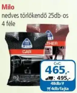 ÁRKLUB Milo nedves törlőkendő ajánlat