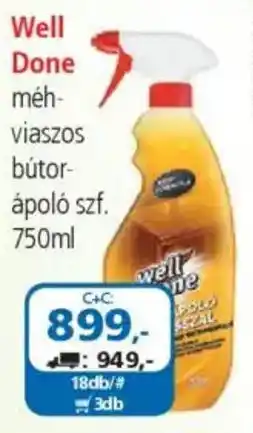 ÁRKLUB Well Done méhviaszos bútorápoló szf. ajánlat