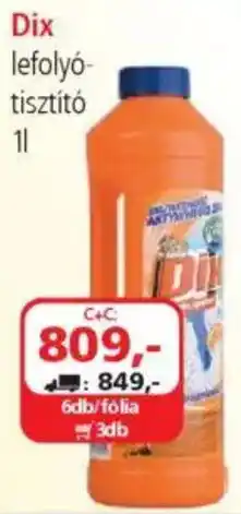 ÁRKLUB Dix lefolyótisztító ajánlat