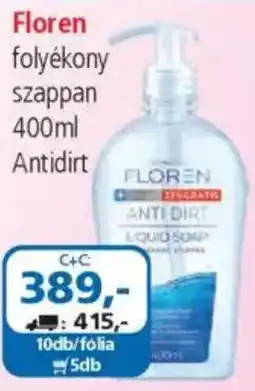 ÁRKLUB Floren folyékony szappan ajánlat