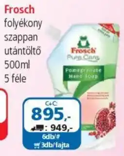 ÁRKLUB Frosch folyékony szappan utántöltő ajánlat