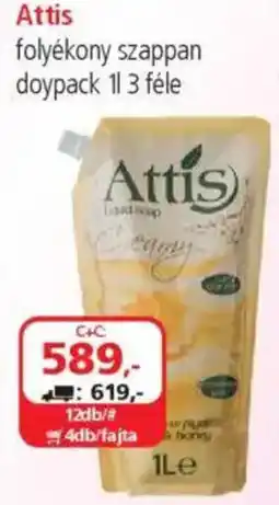 ÁRKLUB Attis folyékony szappan doypack ajánlat
