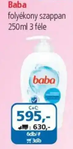 ÁRKLUB Baba folyékony szappan ajánlat