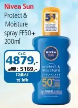 ÁRKLUB Nivea Sun Protect & Moisture spray FF50+ ajánlat