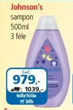 ÁRKLUB Johnson's sampon ajánlat
