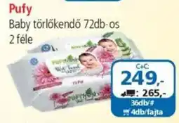 ÁRKLUB Pufy Baby törlőkendő ajánlat