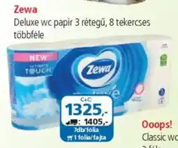 ÁRKLUB Zewa Deluxe wc papír 3 rétegű ajánlat