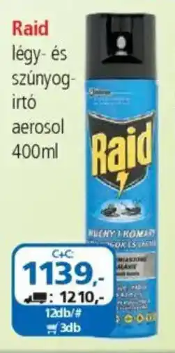 ÁRKLUB Raid légy- és szúnyog- irtó aerosol ajánlat