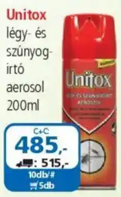ÁRKLUB Unitox légy- és szúnyog- irtó aerosol ajánlat
