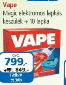 ÁRKLUB Vape Magic elektromos lapkás készülék ajánlat