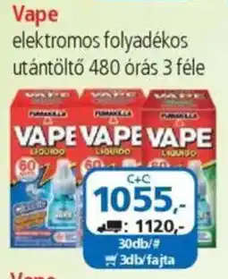 ÁRKLUB Vape elektromos folyadékos utántöltő ajánlat
