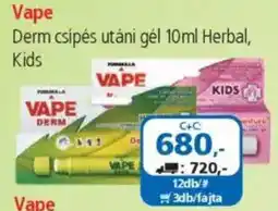 ÁRKLUB Vape Derm csípés utáni gél 10ml Herbal, Kids ajánlat