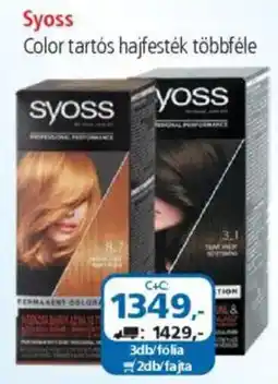 ÁRKLUB Syoss Color tartós hajfesték ajánlat