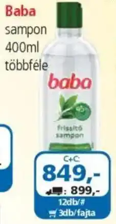 ÁRKLUB Baba sampon ajánlat