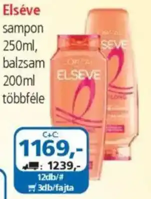 ÁRKLUB Elséve sampon, balzsam ajánlat