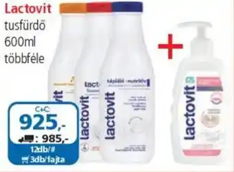 ÁRKLUB Lactovit tusfürdő ajánlat