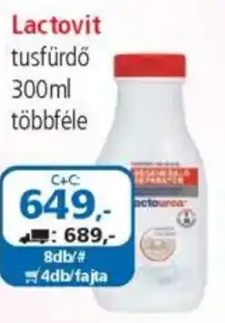 ÁRKLUB Lactovit tusfürdő ajánlat