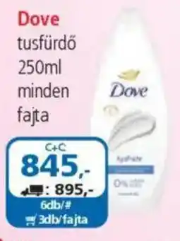 ÁRKLUB Dove tusfürdő ajánlat