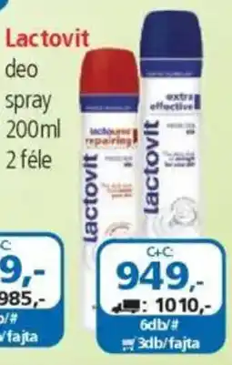 ÁRKLUB Lactovit deo spray ajánlat