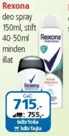 ÁRKLUB Rexona deo spray, stift ajánlat