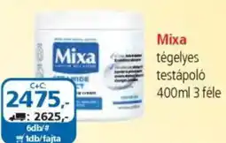 ÁRKLUB Mixa tégelyes testápoló ajánlat
