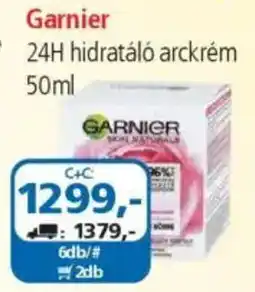 ÁRKLUB Garnier 24H hidratáló arckrém ajánlat