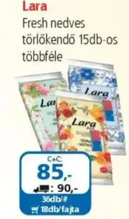 ÁRKLUB Lara Fresh nedves törlőkendő ajánlat