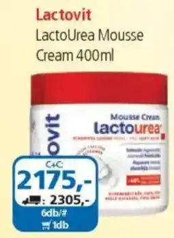 ÁRKLUB Lactovit LactoUrea Mousse Cream ajánlat