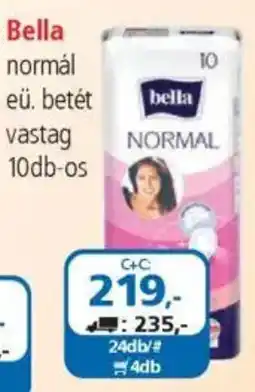 ÁRKLUB Bella normál eü. betét vastag ajánlat