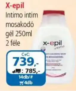 ÁRKLUB X-epil Intimo intim mosakodó gél ajánlat