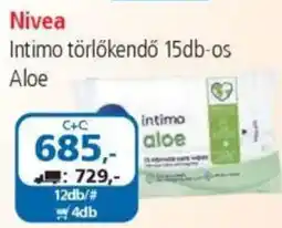 ÁRKLUB Nivea Intimo törlőkendő ajánlat