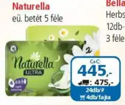 ÁRKLUB Naturella eü. betét ajánlat
