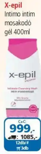 ÁRKLUB X-epil Intimo intim mosakodó gél ajánlat