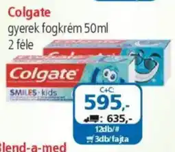 ÁRKLUB Colgate gyerek fogkrém ajánlat