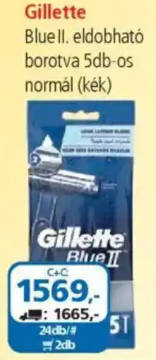 ÁRKLUB Gillette Blue ll. eldobható borotva ajánlat