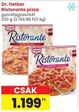 Spar Dr. Oetker Ristorante pizza ajánlat