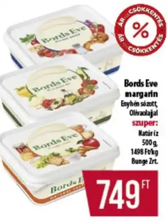 Coop Bords Eve margarin ajánlat