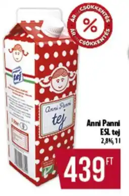Coop Anni Panni ESL tej 2,8% ajánlat
