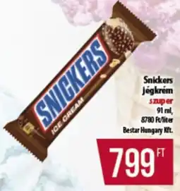 Coop Snickers jégkrém ajánlat
