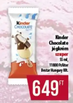 Coop Kinder Chocolate jégkrém ajánlat