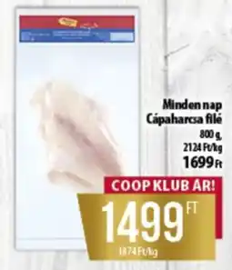 Coop Minden nap Cápaharcsa filé ajánlat